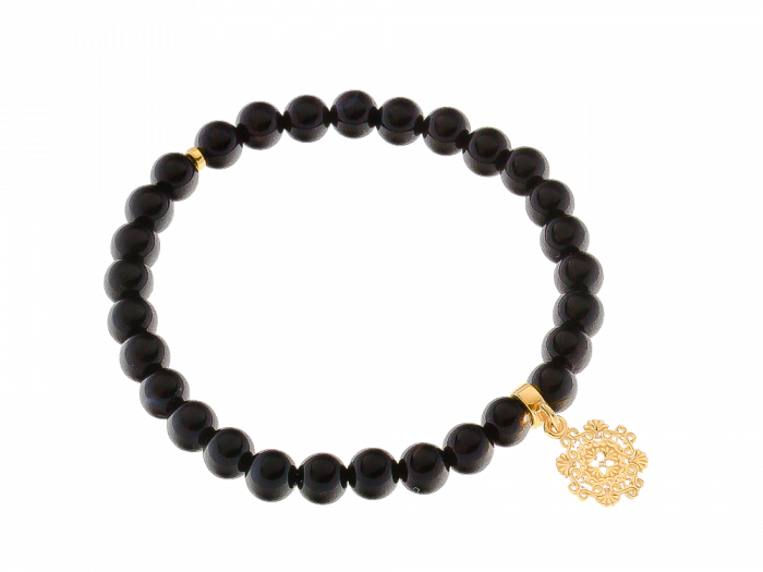 Bransoletka z agatów