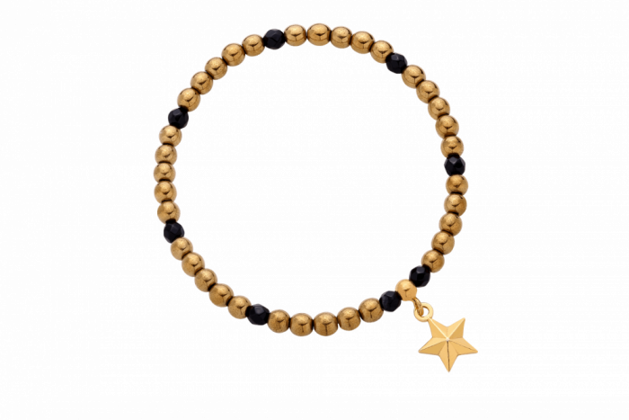 Bransoletka z hematytów i agatów