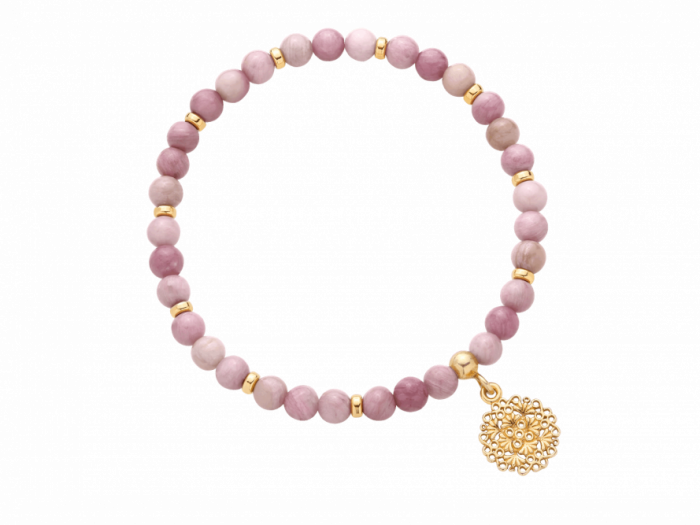 Bransoletka z rodonitów