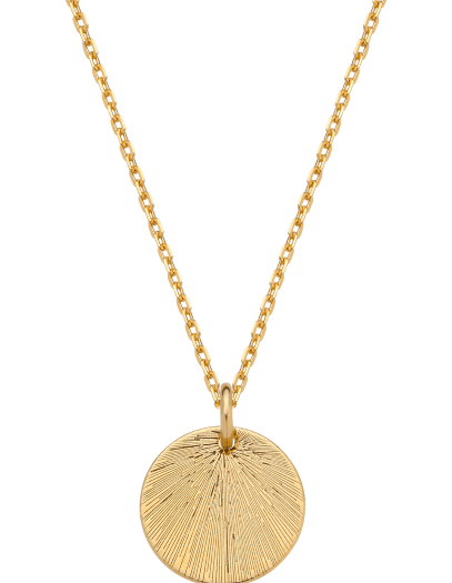 Naszyjnik z zawieszką fakturowaną