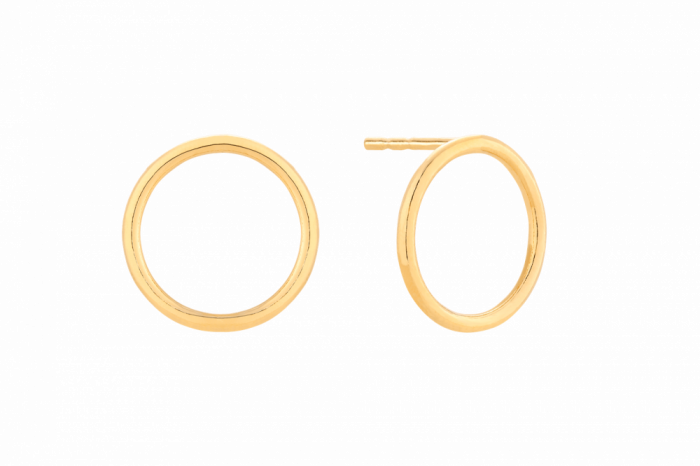 Kolczyki koła na sztyfcie