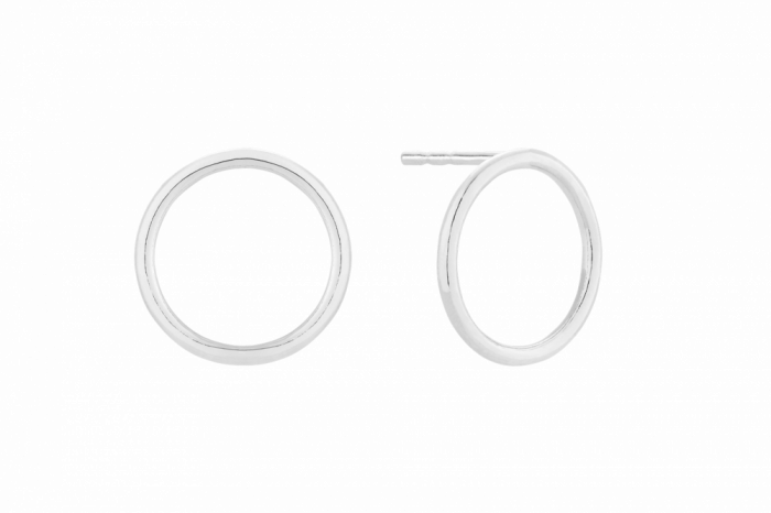 Kolczyki koła na sztyfcie