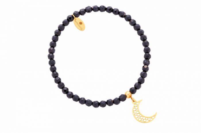 Bransoletka z fasetowanych agatów