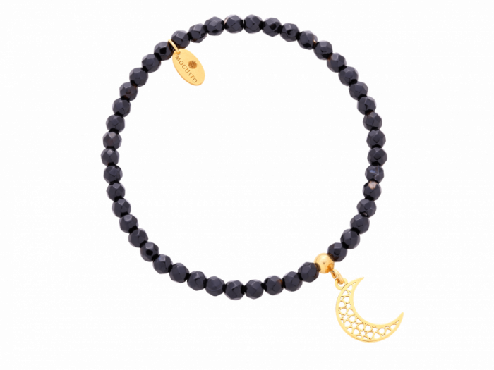 Bransoletka z fasetowanych agatów