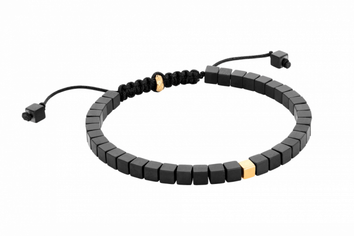 Bransoleta z matowego hematytu