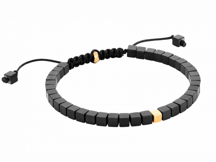 Bransoleta z matowego hematytu