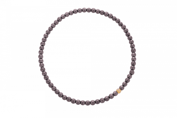 Bransoleta z brązowego hematytu